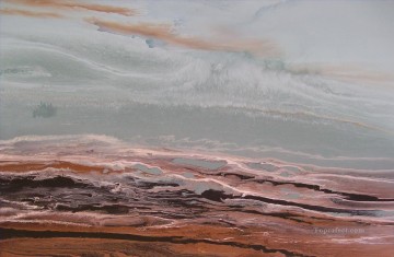 海の風景 Painting - 到着 2 抽象的な海の風景